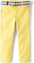 Adorable Toddler Belted Chino Pants for Spring Outings