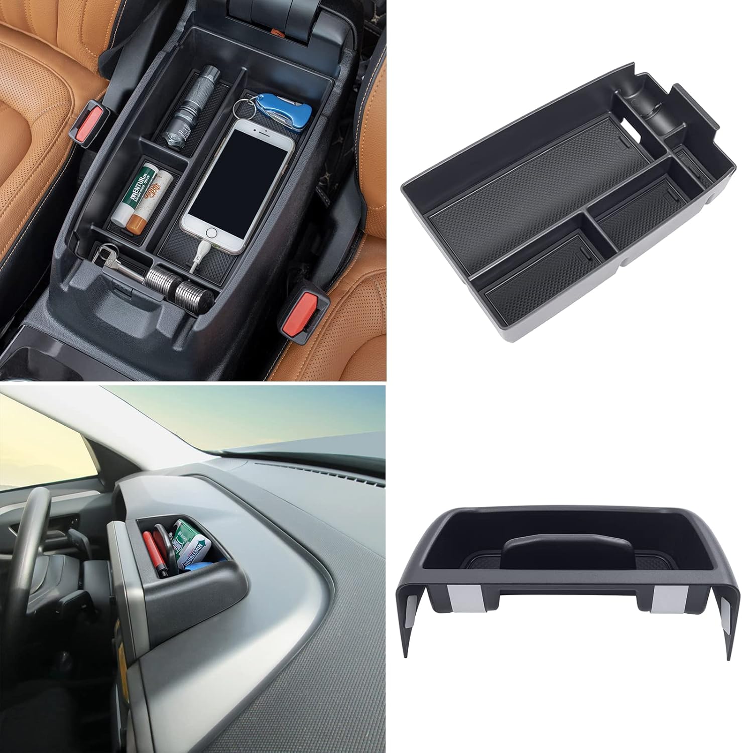 TOPINSTALL New Tray 2PCS Set for 2021-2024 Ford Bronco Sport