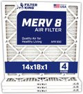 Filter King 14x18x1 Air Filter 4-Pack - MERV 8 Performance