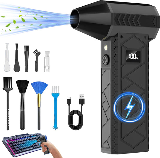 180000RPM Electric Air Duster - Rechargeable, Cordless, Powerful