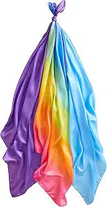 Enchanted Playsilks for Toddlers - Magical 100% Silk Scarves