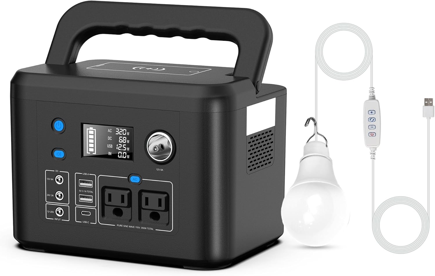 Powkey 350W Portable Power Station: Reliable Power Anywhere