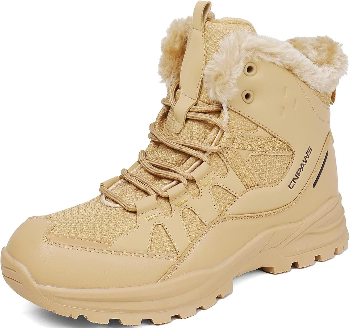 Men's Winter Snow Boots Waterproof Warm Hiking Shoes for Comfort