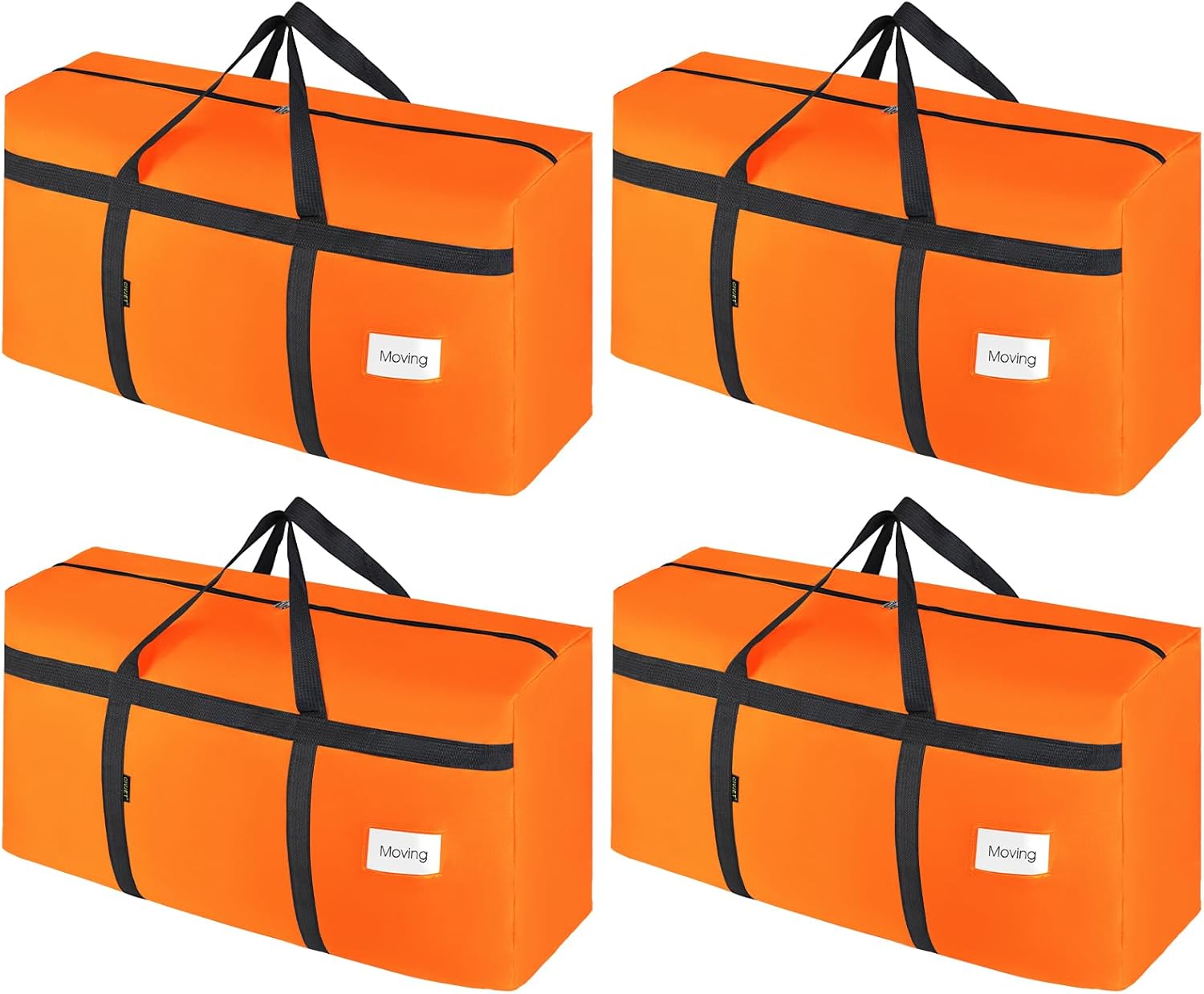 4-Pack Heavy Duty Moving Bags 90L: Organize Effortlessly