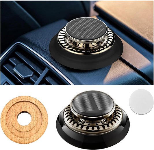Solar-Powered Rotating Car Air Freshener ~ Aromatherapy on the Go! 