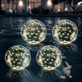 Floating Pool Lights Solar Powered 14 in Warm White - Romantic Glow