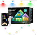 Permanent Outdoor Lights 50ft with 36 RGBW LEDs - Custom Scene