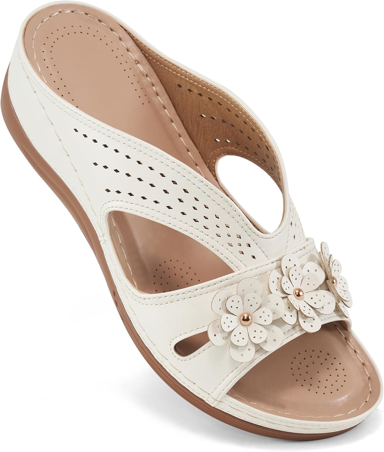 Ecetana Sandals for Women - Stylish Wedge Platform Shoes