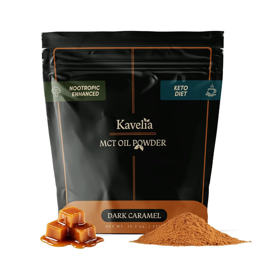 Keto Caramel MCT Creamer with Mushroom Blend - 30 Servings
