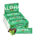 ALOHA Organic Plant Based Protein Bars Chocolate Mint - Healthy Snack