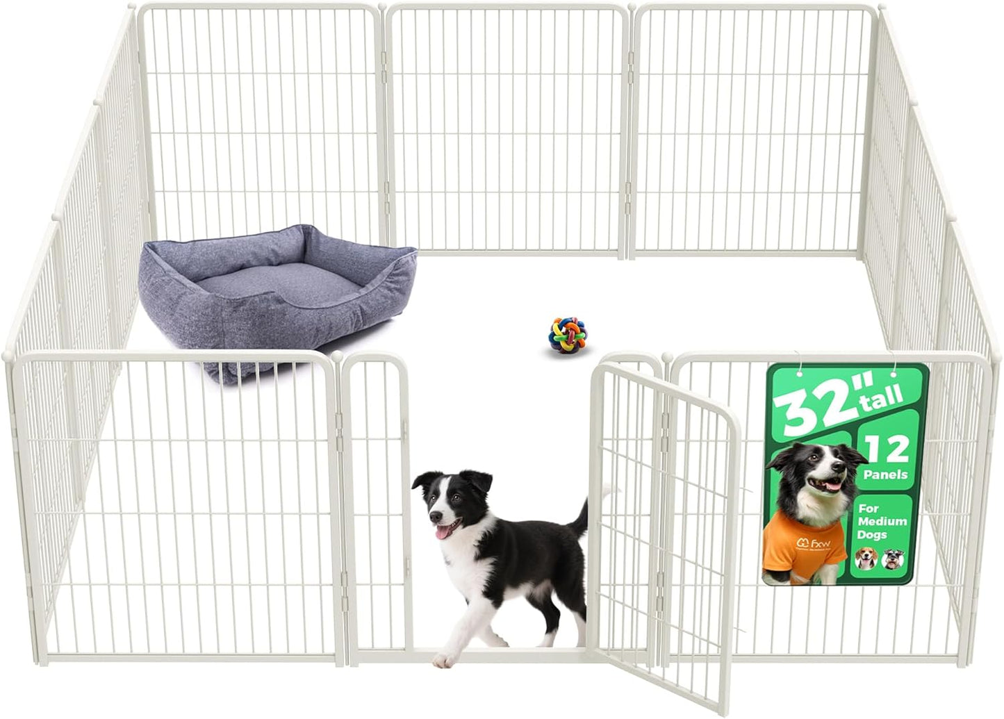 FXW Homeplus Unleashed Indoor Dog Playpen for Safe Play