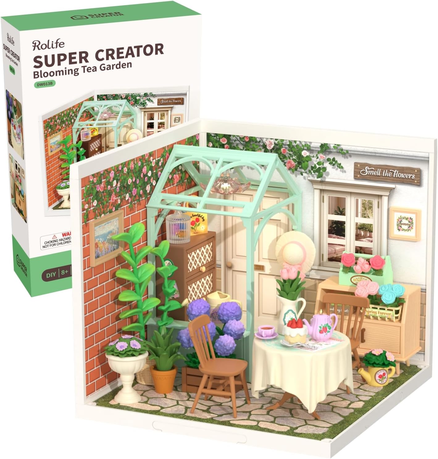 Rolife Super Creator DIY Miniature House - Blooming Tea Garden