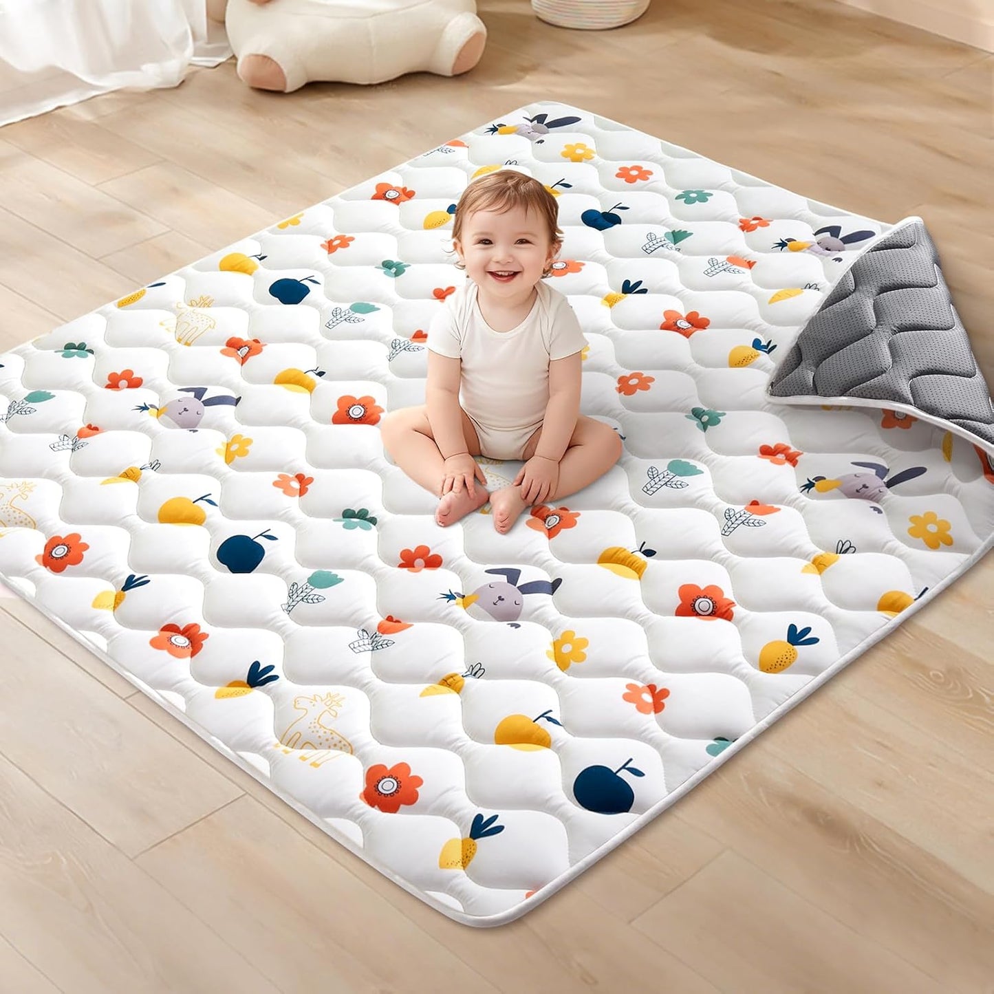 Odorless Premium Foam Baby Play Mat for Safe Infant Crawling