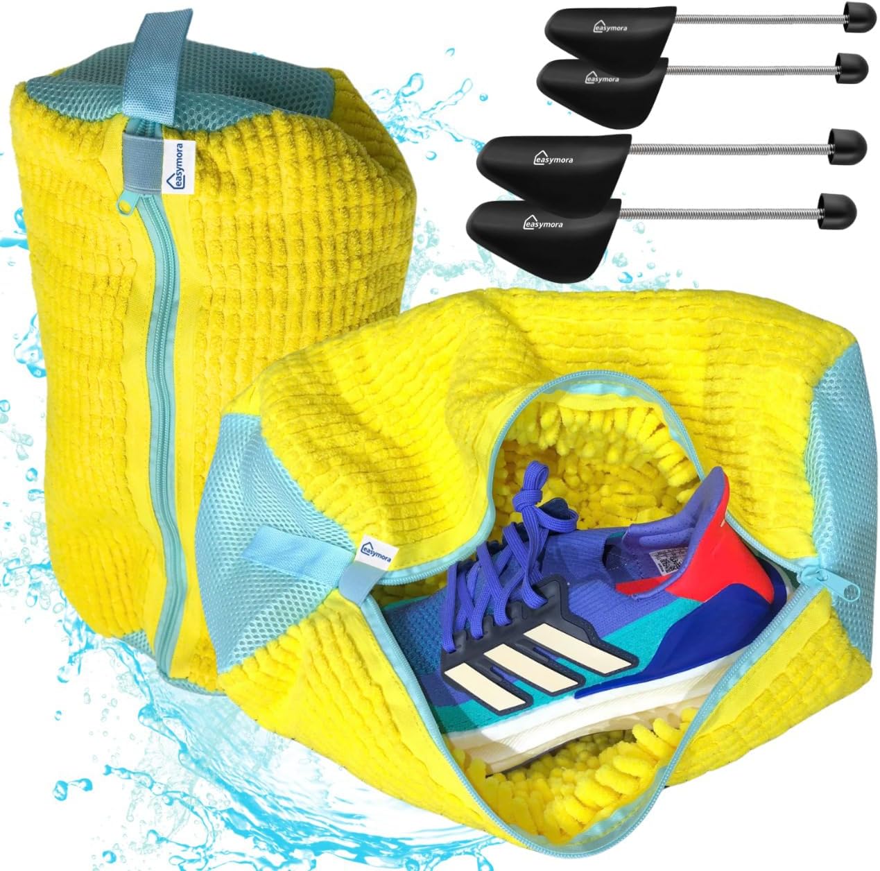 Shoe Laundry Kit: Cleaner Bags with Shoe Trees