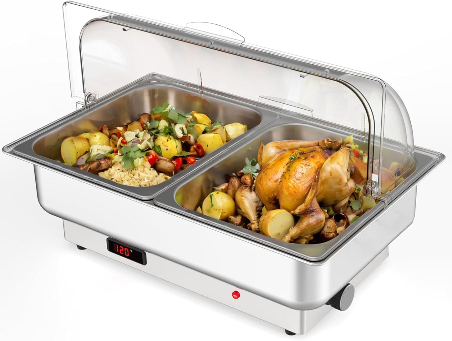 Electric Buffet Set with Temperature Control for Parties and Events