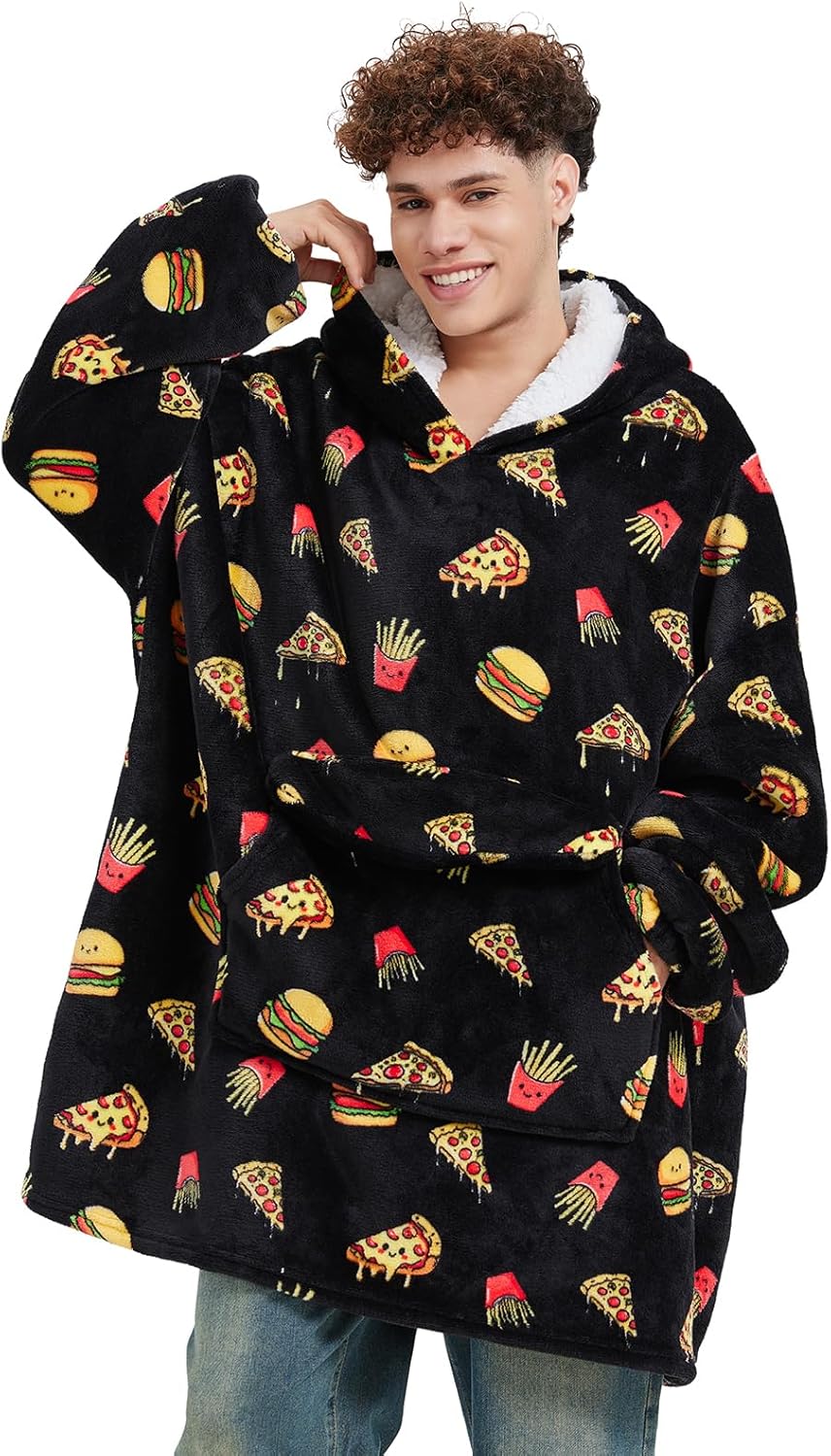 Oversized Wearable Blanket Hoodie for Adults - Cozy Comfort