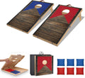 Portable Cornhole Board Set with Bean Bags - Foldable Travel Game
