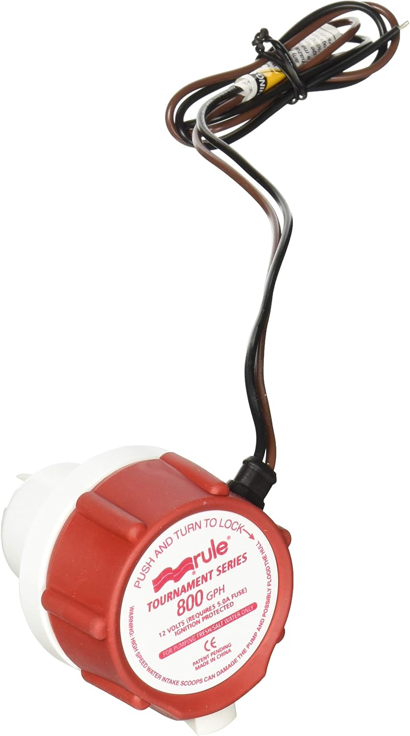 Rule 46DR Replacement Motor for 800 GPH Livewell Pump