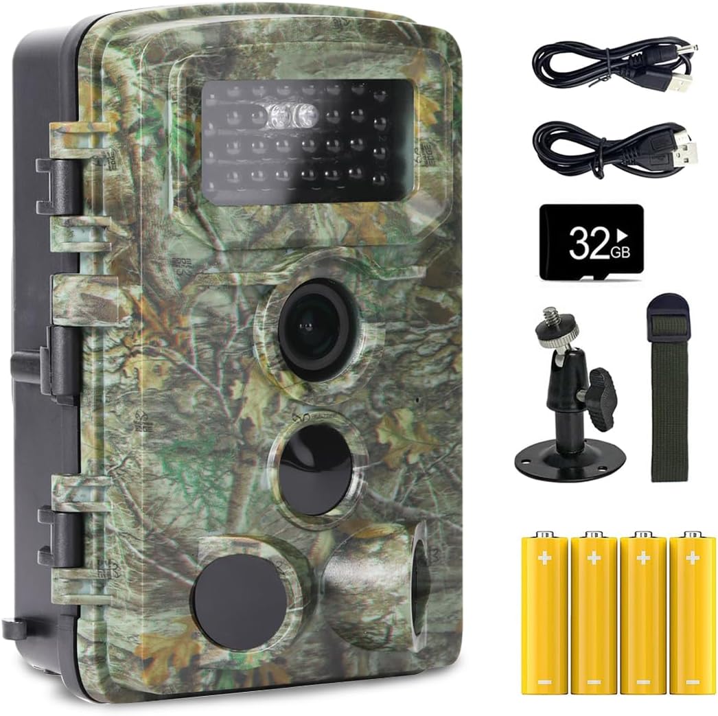 Musonic 36MP Trail Camera: Fast Trigger, Night Vision