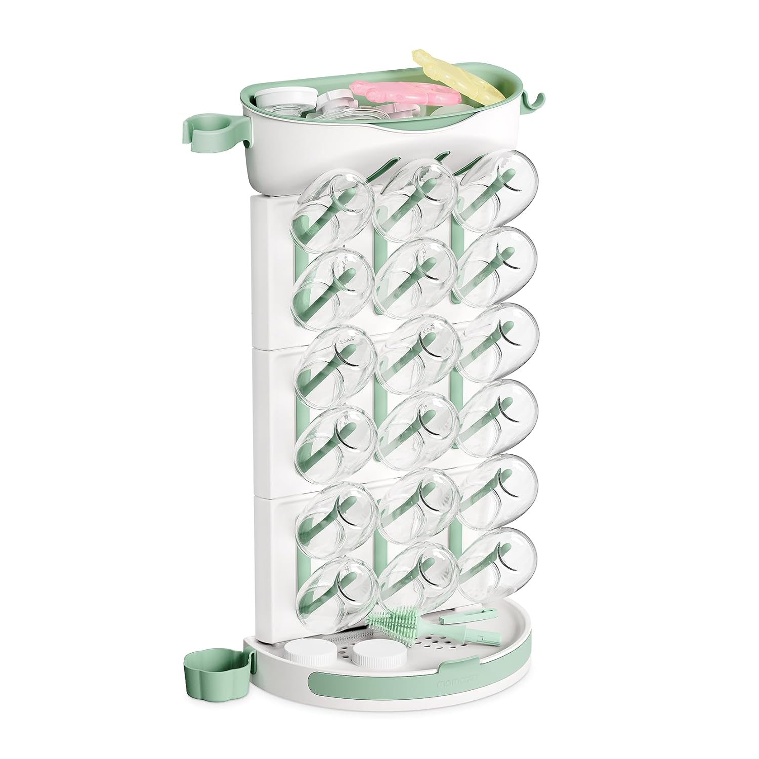 Momcozy DIY Larger Bottle Drying Rack for 18 Bottles Organized