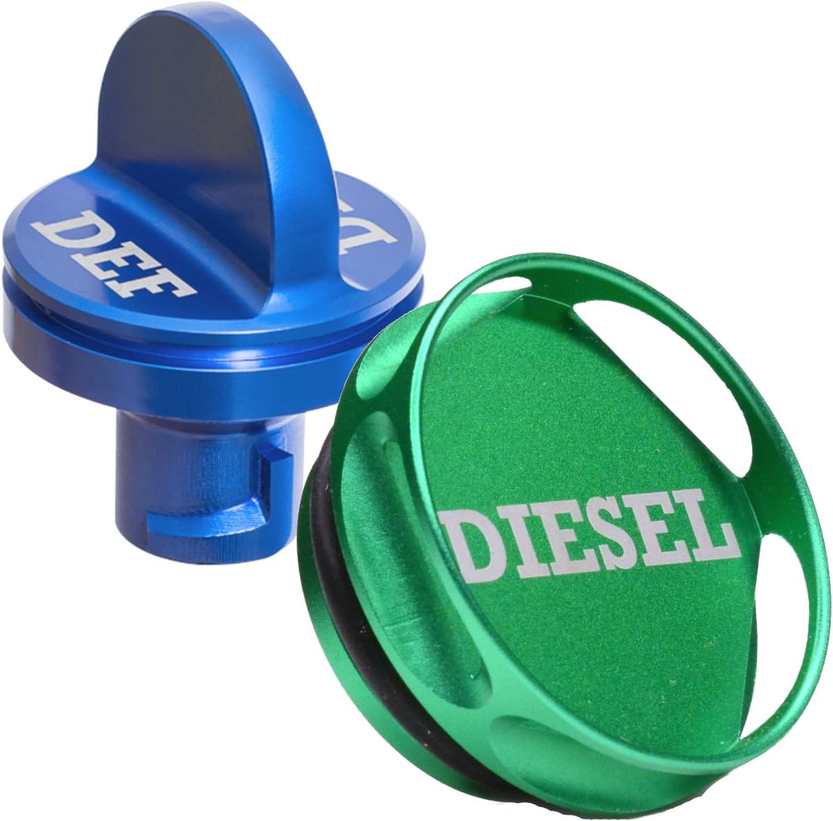Magnetic Diesel Fuel Cap & DEF Cap Combo for Dodge RAM Trucks