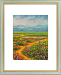 16x20 Ornate Picture Frame with White Mat for 11x14 Photo
