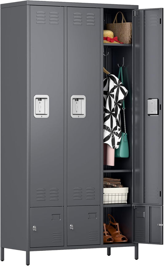Metal Storage Locker with 6 Doors for Employees and Schools