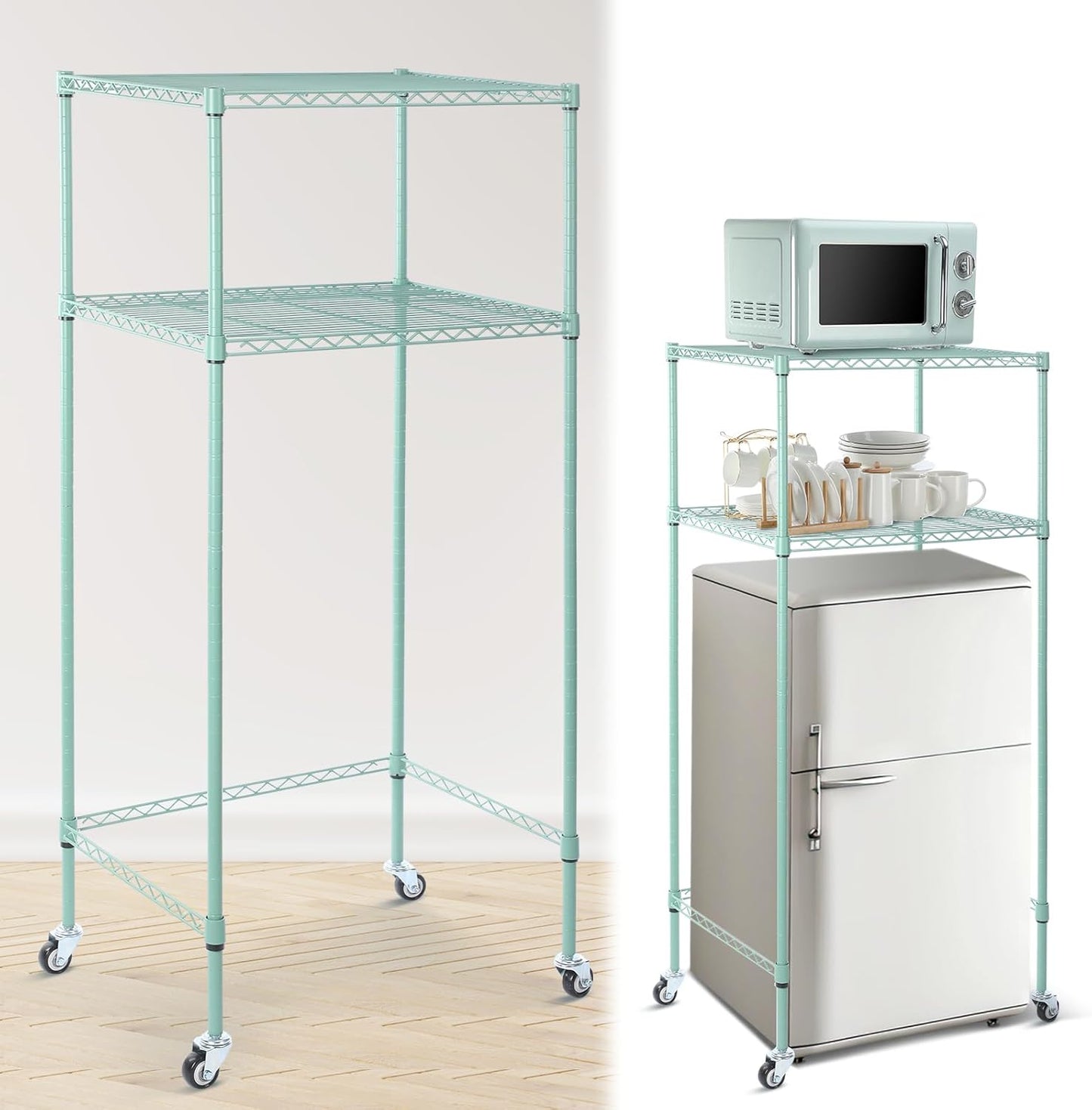 Dorm Mini Fridge Stand - Sage Green