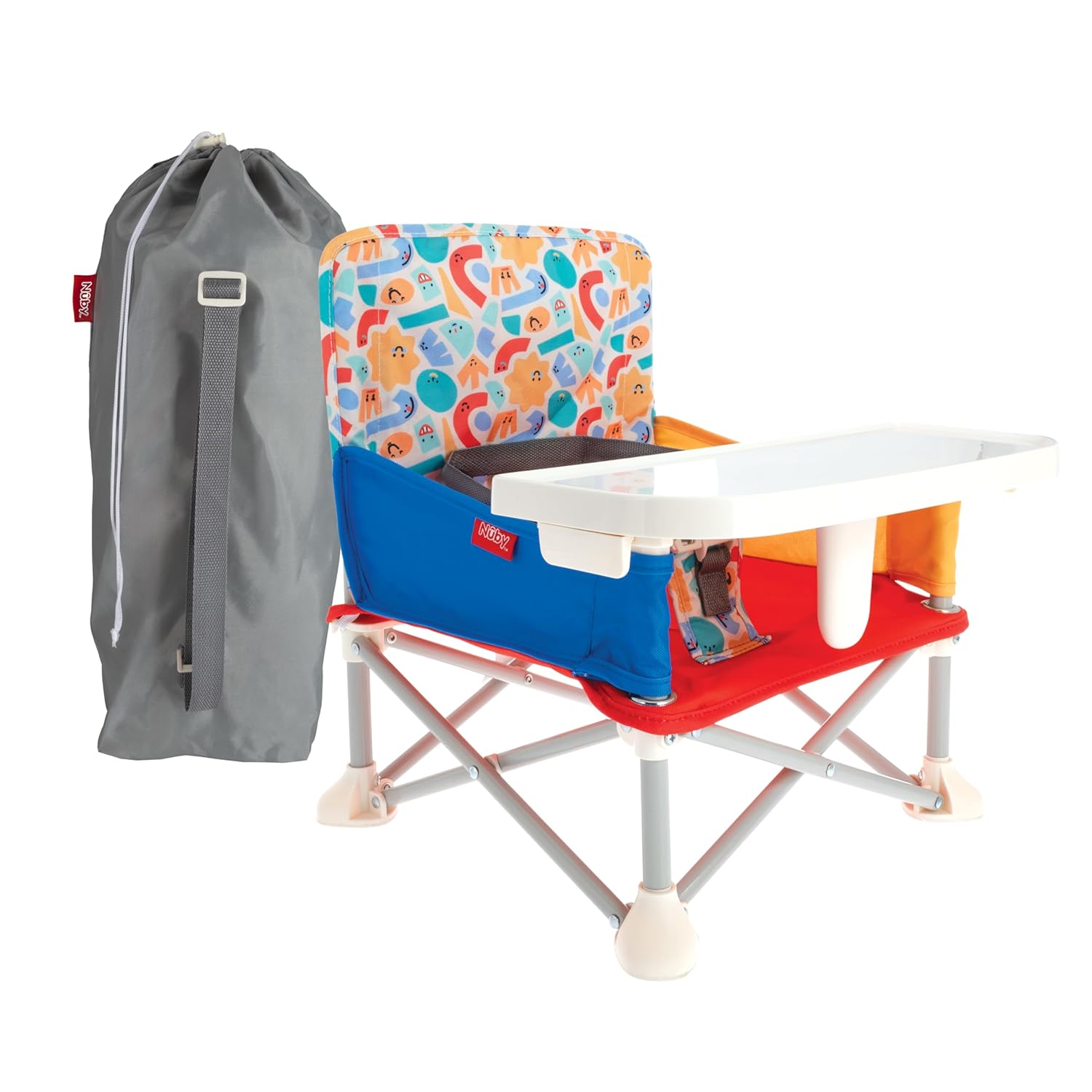 Nuby Pop-Up Booster Seat - Portable Feeding Chair for Travel