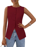 PRETTYGARDEN Women's Summer Suit Vest Tops - Dressy (Style MD7B)