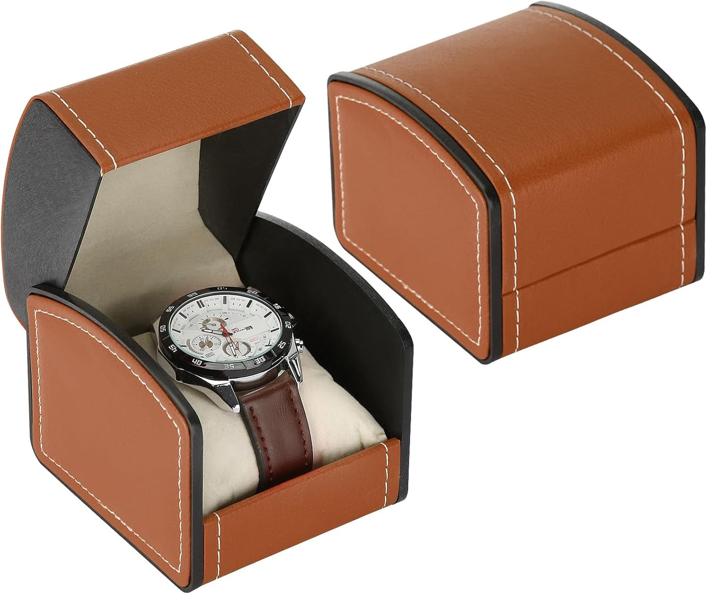 Premium PU Leather Single Watch Gift Box - BAOPEND