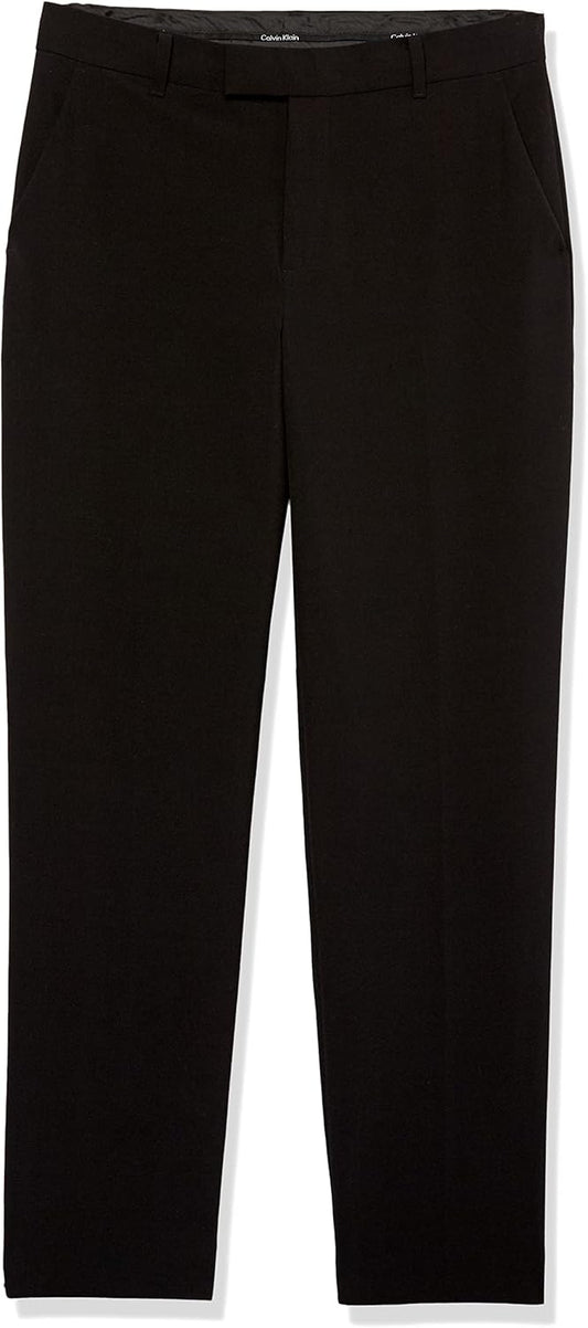 Calvin Klein Boys' Flat Suit Dress Pant for Stylish Occasions