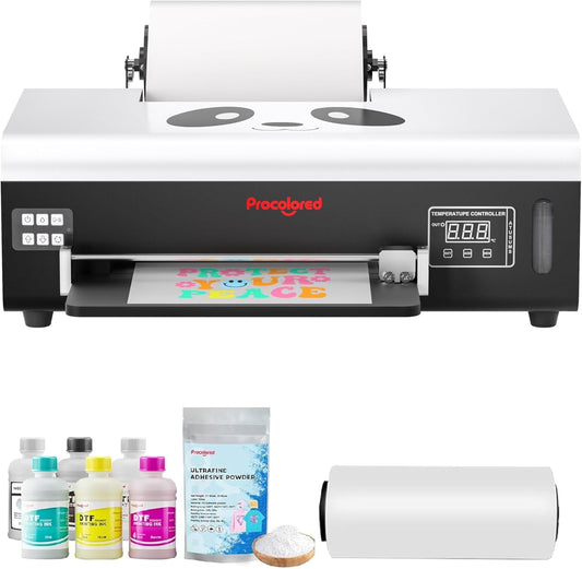Procolored DTF Printer: White Ink Circulation, Roll Feeder