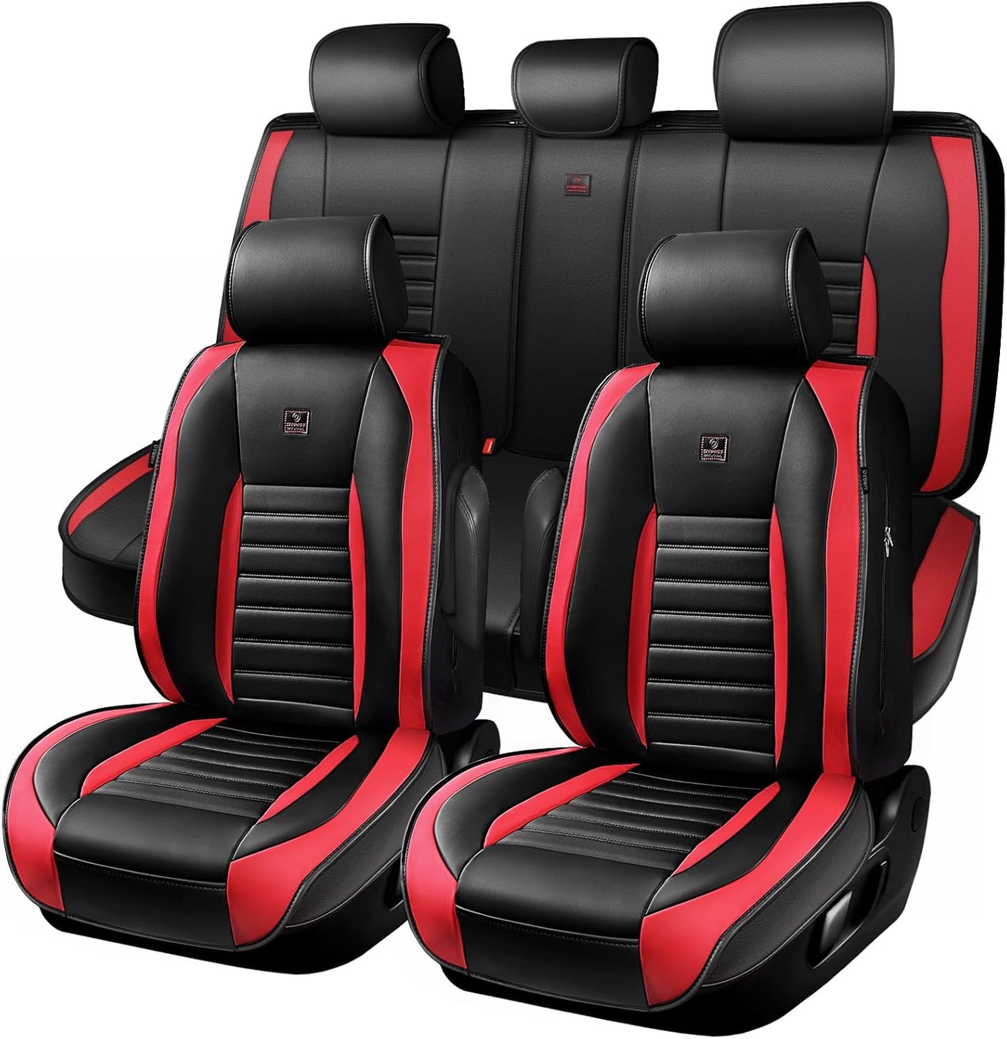 Luxury Nappa Leather Car Seat Covers Full Set for All Vehicles