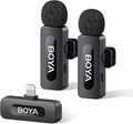 BOYA BY-V2 Wireless Microphone for iPhone Lightning - Long Battery