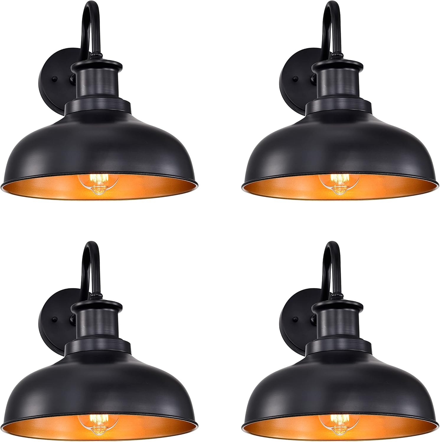 Outdoor Gooseneck Barn Lights for Rustic Farmhouse Decor