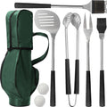 Golf Grilling Gifts for Men 8pc Golf BBQ Grill Accessories Set