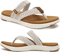 Womens Orthotic Flip Flops with Thick Cushion - Plantar Fasciitis