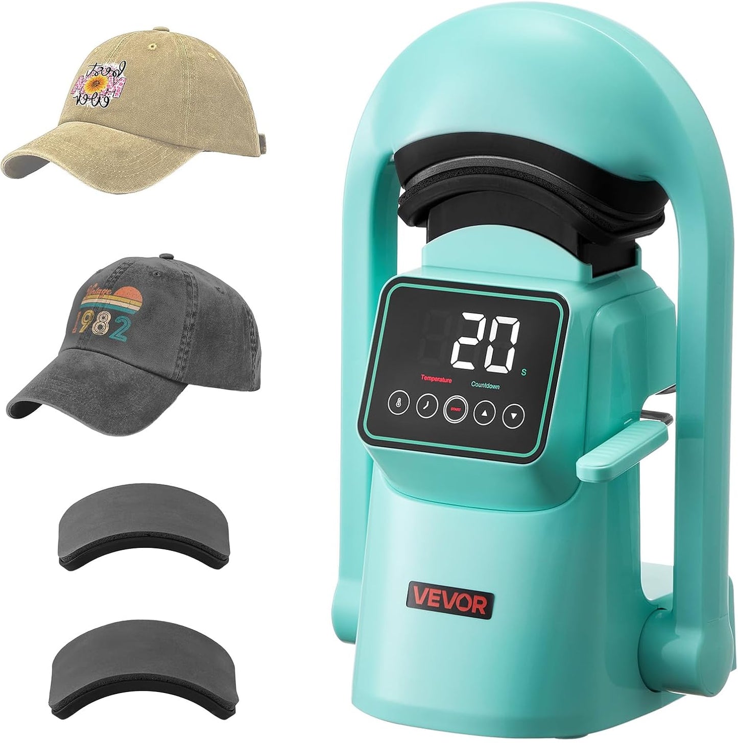 VEVOR Auto Hat Heat Press Machine for Precise Cap Printing