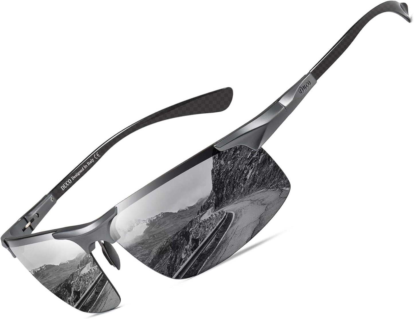 DUCO Mens Polarized Sports Sunglasses for Fishing and Driving
