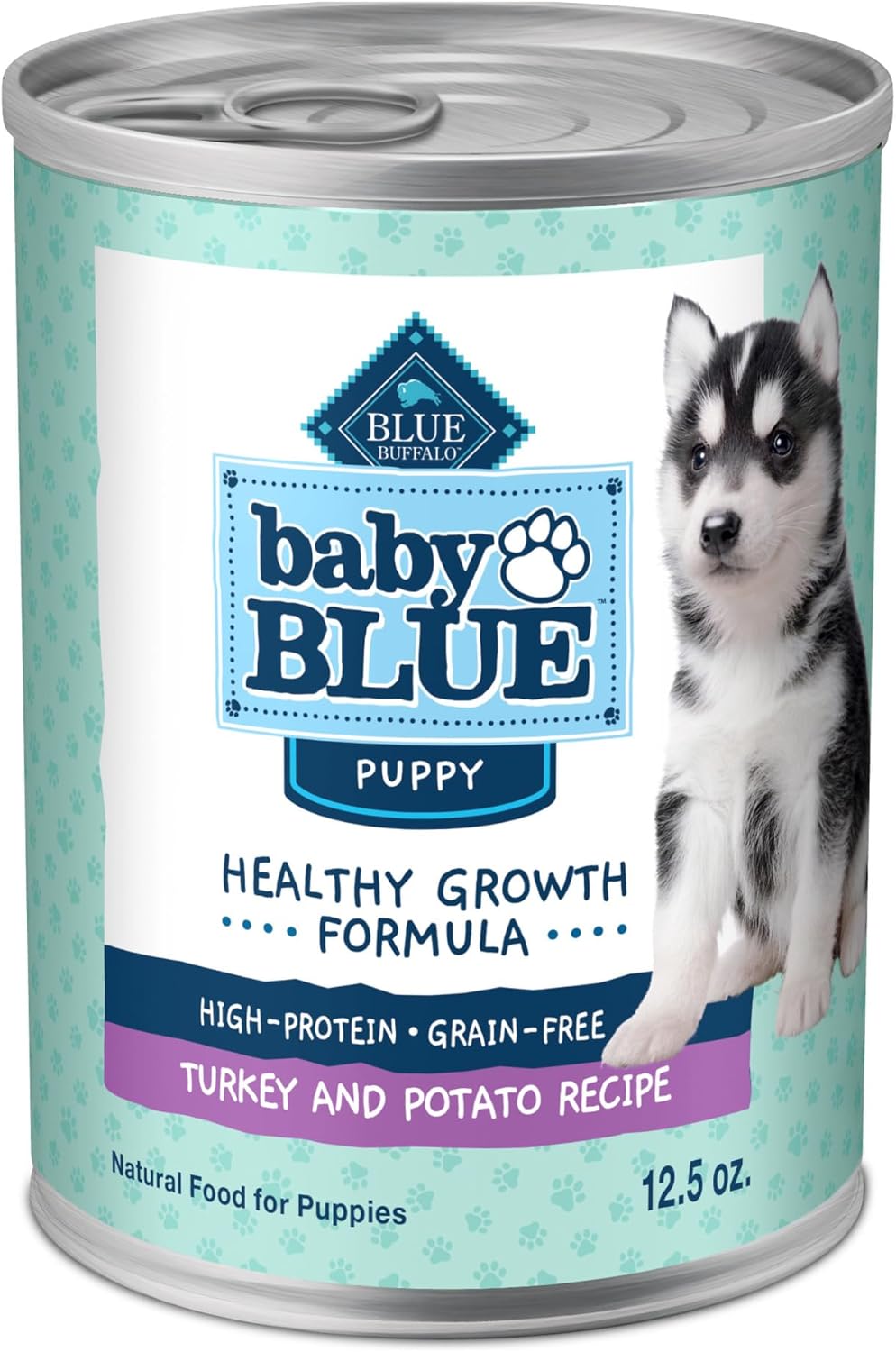 Blue Buffalo Baby Blue Natural Wet Food for Puppies, DHA Rich