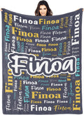 Custom Blanket with Name Personalized for Kids and Adults