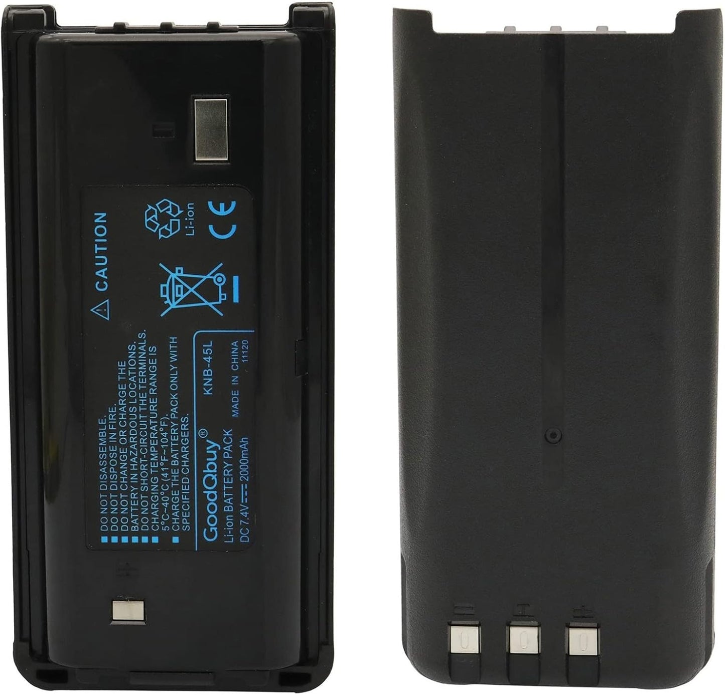 2000mAh 7.4V Li-ion Two-Way Radio Battery for Kenwood Radios