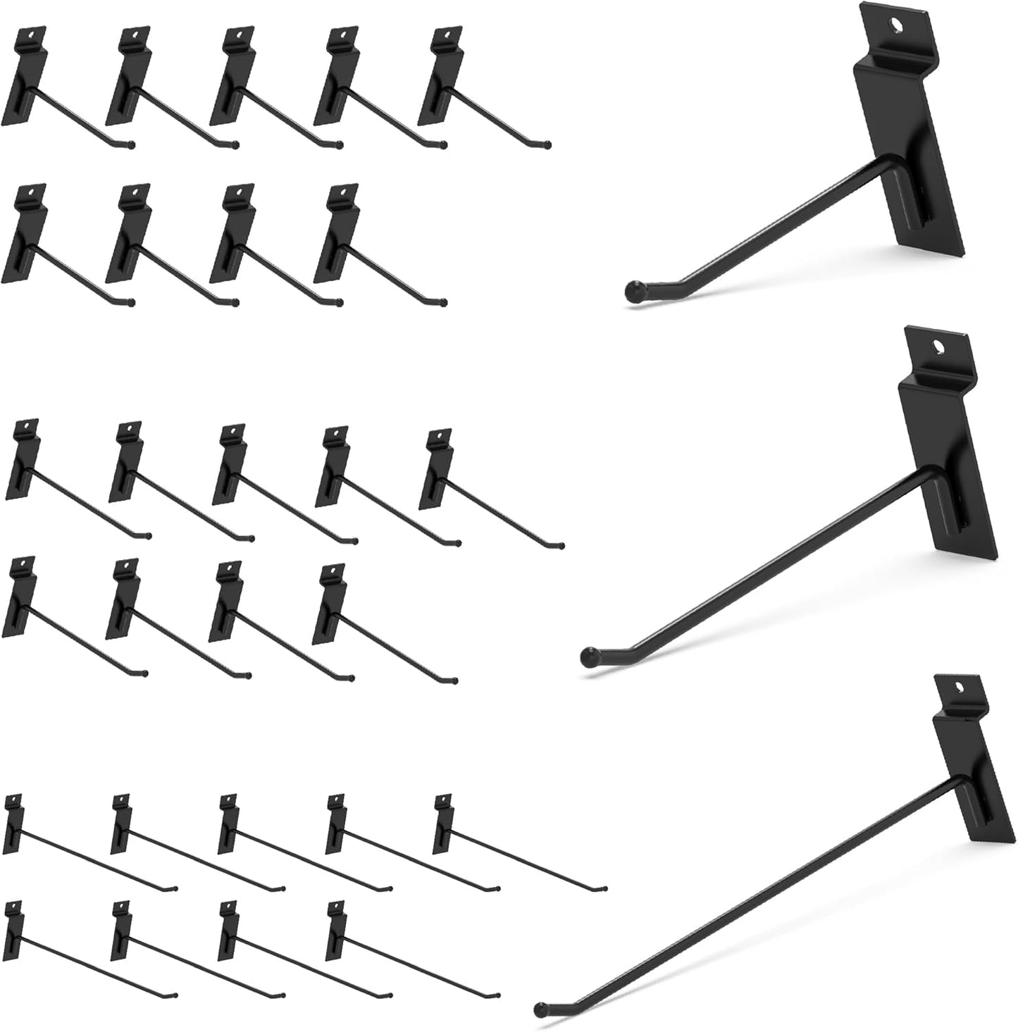 HUHOLE Slatwall Hooks for Garage Tool Organization and Storage