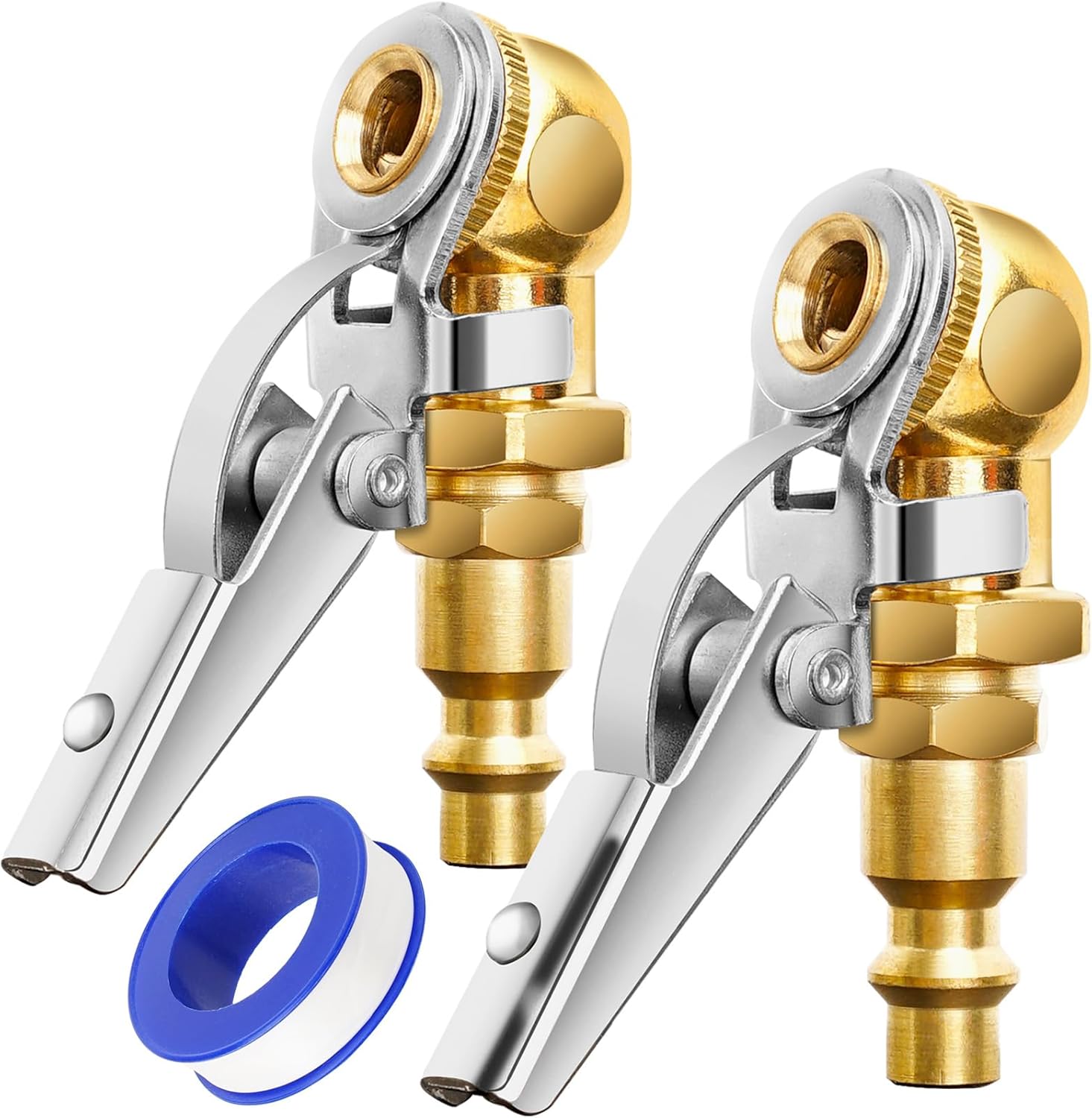 Nexoria 2-Pack Premium Air Chuck Set - Quick Connect Tire Inflator