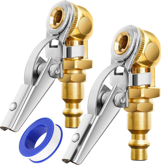 Nexoria 2-Pack Premium Air Chuck Set - Quick Connect Tire Inflator