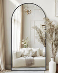 Antok Full Length Mirror 76x34 Arched Floor Mirror for Home