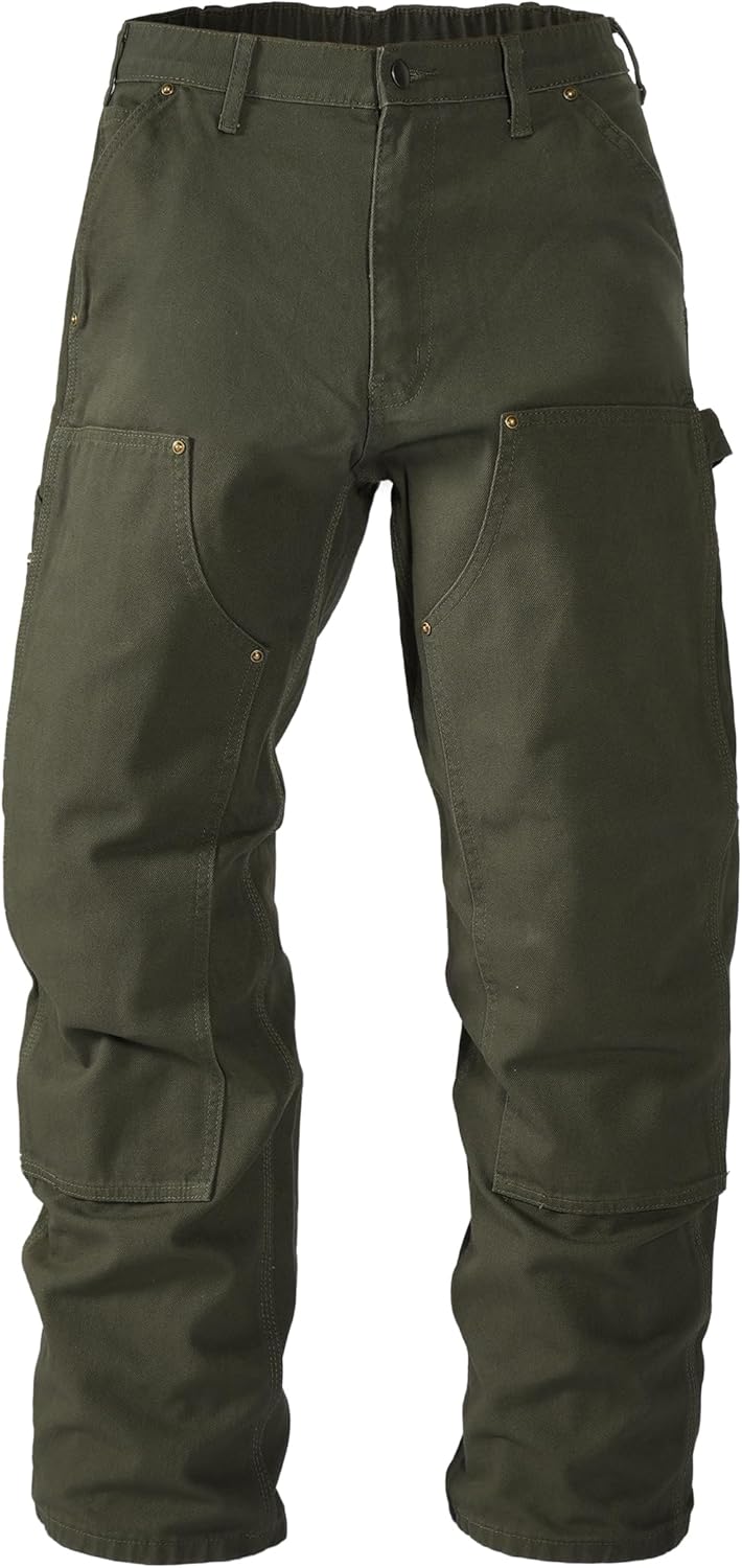 Soojun Men's Heavyweight Work Pants for Comfort and Durability