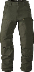 Soojun Men's Heavyweight 13.5 oz Canvas Work Pants - Moss Color