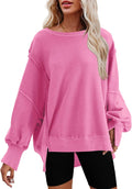 Comfortable Nirovien Oversized Crewneck Sweatshirt for Women